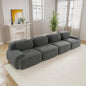 Boneless Sectional Couch, No Assembly Required, 152.7” Modular Cloud Sofa by ModonChicSofasCouches