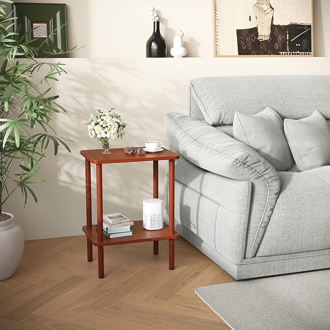 Apicizon 2 Tier End Table, Small Side Table - Image 2