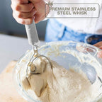 Artisan Bread Making Kit - 5PC Sourdough Bread Baking Supplies Set - Lame, Scraper, Whisk, Banneton Bread Proofing Basket & Cotton Liner