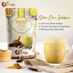 NY SPICE SHOP Golden Milk Superfood Powder – 4 Oz (Ounce) Instant Latte Mix Superfood with Turmeric - Superfood Blend of Turmeric, Cinnamon, Ginger, Black Pepper, Nutmeg, Green Cardamom