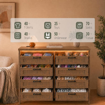 GarveeLife 8 Drawer Chest Dresser - Image 4