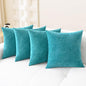 CaliTime Decorative Couch Throw Pillow Covers 18 X 18 Inches Lake Blue | Pack by CaliTime