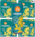 ZYN Turmeric Wellness Drink (24 Pack), Lemon Ginger Flavored Turmeric Curcumin Drink with Black Pepper, No Added Sugar, Low Carb & Low Calorie Drink, Clean Alternative