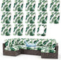 Waterproof Outdoor Cushion Covers, Stretch Patio Slipcovers | UV Resistant by hyha