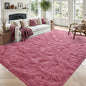 5x7 Blush Fluffy Soft Area Rug Non-Slip by ModernHomeDecor