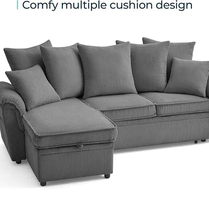 LINSY HOME Sectional Loveseat Sofa - Image 6
