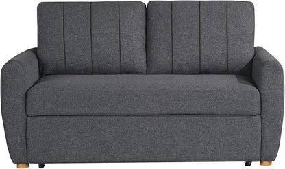 Serta Galway 66.5" Convertible Sleeper Loveseat, Full Size, Dreamcoil Comfort - Image 3