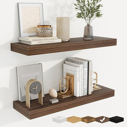 fuqing Floating Shelves for Wall, Wall Mounted Wood Floating Shelf by Fuqing