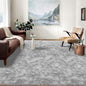 Latepis 12x12 Carpet Grey Faux Fur Rug by Latepis