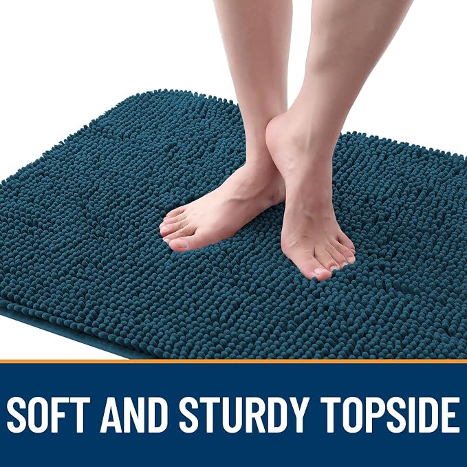 OLANLY Dog Door Mat for Muddy Paws 50x30, Super Absorbent Chenille Mud Mat | - Image 4
