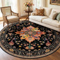 RELEANY Washable Area Rug, Round 6ft, Water Repellent, Pet Friendly, Vintage by RELEANY