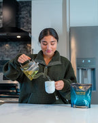 Japanese Sencha Green Tea, Organic Loose Leaf Sencha Tea – Antioxidant & Detox Support – Refreshing Hot or Iced Green Tea – 8 oz Resealable Bag (Makes 100 Cups) – The Elegant Elephant