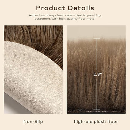 Ashler Faux Fur Rug - Image 5