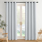 NICETOWN Room Darkening Draperies Curtains Panels, 2 Panels Greyish White W52 x by NICETOWN