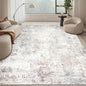 Beige Grey Washable Rugs 9x12 Area Rugs by Srugn