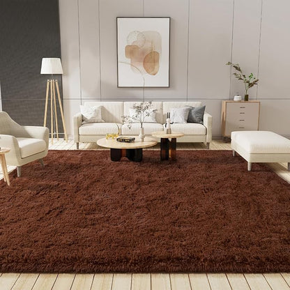 LOCHAS 8x10 Area Rugs Fluffy Living Room Carpets - Image 7