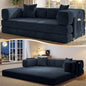 78.8" Convertible Sofa Bed, Corduroy Futon Couch by CUBENTE