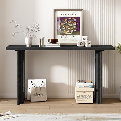 59.2'' Modern Console Table Sofa Table Entryway Table by LynHomeFurnitureMall