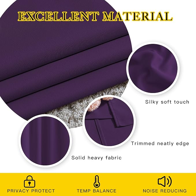 NICETOWN Blackout Curtains Drapery Panels - Image 4