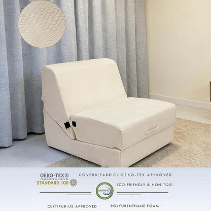 jela Luxury Indoor Chaise Lounge, Foldable Sofa Bed Chair - Image 6