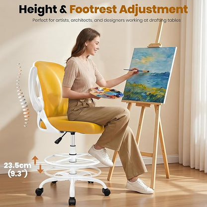 Primy Drafting Chair Tall Office Chair - Image 6
