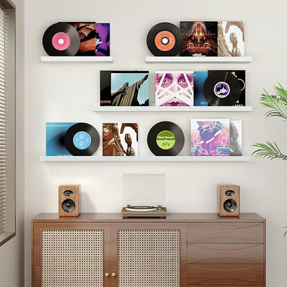 Floating Shelves for Wall, 24 inch Wood Floating Shelves Set of 2, Picture - Image 5