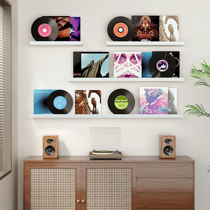 Floating Shelves for Wall, 36 inch Wood Floating Shelves Set of 2, Picture - Image 7