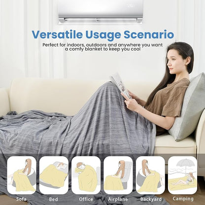 OIGAE Cooling Blanket for Hot Sleepers - Image 7