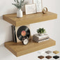 Dreamland Floating Shelves 24inch, 2 Pack Rustic Wooden Wall Shelves, Wall by Dreamland