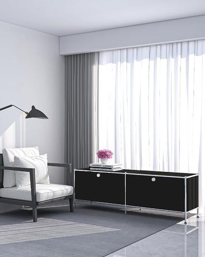 Metal Low Board Storage Cabinet - Image 7