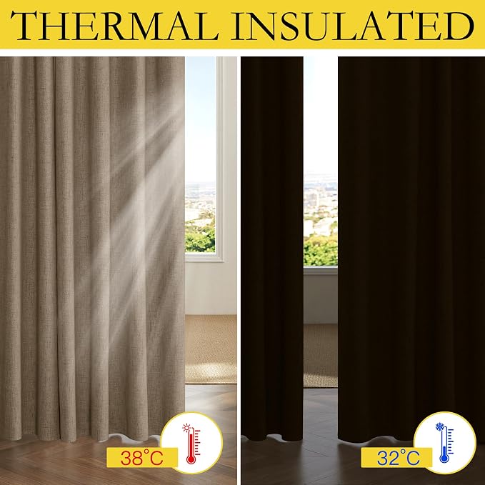 NICETOWN 100% Blackout Curtains - Image 7
