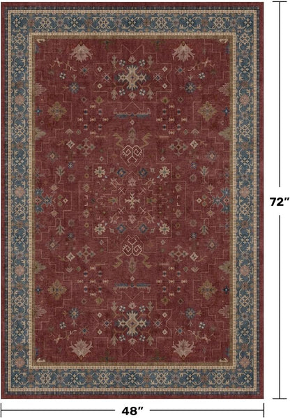 Turkish 4x6 Rug for Living Room Small - Image 2