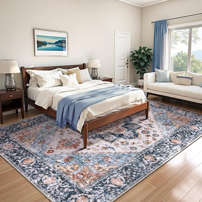 SERISSA 6x9 Washable Non Slip Boho Area Rug - Image 2