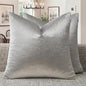 GIGIZAZA Silver Grey Velvet Throw Pillow Covers 24x24 Pack of 2 | Decorative by GIGIZAZAFocusingonhomedecoration