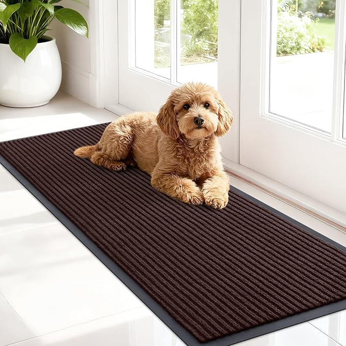OLANLY Front Door Mat 47x17, Waterproof Heavy-Duty Indoor Outdoor Doormat | by OLANLY