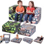 Cvortll Modular Kids Play Couch, Glow in Dark Kids Sofa, Child Sectional Sofa by Cvortll