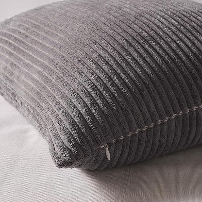 Topfinel Neutral Grey Decorative Throw Pillow Covers 18x18 Inch Set of 4 - Image 7