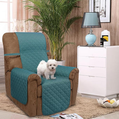 U-NICE HOME Reversible 23''Recliner Small Chair Cover, Pet Friendly, Elastic - Image 2