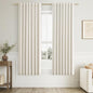 100% Blackout Linen Short Curtains by Guken