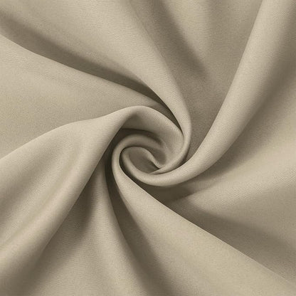 Blackout Curtains 52 x 45 inch/Beige Curtains Set of 2 Panels/Thermal Insulated - Image 5