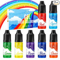 Gel Food Coloring - Rainbow Gel Food Coloring Set for Baking, Cake Decorating, Easter Egg - 7 Colors Concentrated Flavorless Edible Food Color Dye for Icing, Fondant, Cookie, DIY Crafts - 15g/Bottle