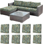 CALBODE 8Pcs Stretch Patio Cushion Cover by CALBODE