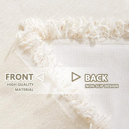 MYSKY HOME Beige Couch Covers Boho Style Chenille - Image 5