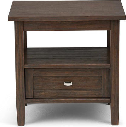 SIMPLIHOME Warm Shaker End Table - Image 7