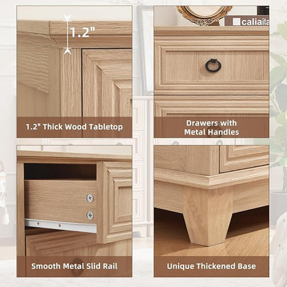 Joaxswe Farmhouse 4 Drawer Dresser - Image 6
