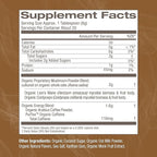 OM MUSHROOM SUPERFOOD Coffee Latte Blend Mushroom Powder, 8.47 Ounce Canister, 30 Servings, Lion's Mane, Cordyceps, Reishi, Chaga, Energy & Mental Clarity Support Supplement