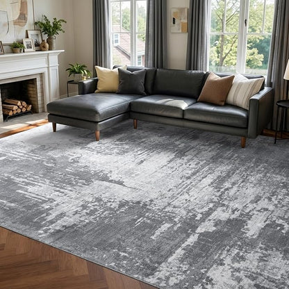6x9 Ft Area Rugs for Living Room, Soft Non-Slip Washable Rugs Modern Abstract - Image 3