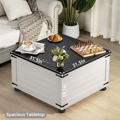 Joaxswe Farmhouse Coffee Table - Image 4
