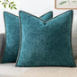 MIULEE Decorative Couch Throw Pillow Covers 20x20 Inch Dark Teal 2 Pack | by MIULEE