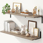 Fun Memories Deep Floating Shelves, 36W x 8D Floating Shelves Set of 2 by FunMemories